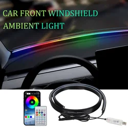 Streamer Car Interior Hidden Atmosphere Lights USB Symphony Car Front Windshield Dashboard LED Ambient Light Decoration Lamp