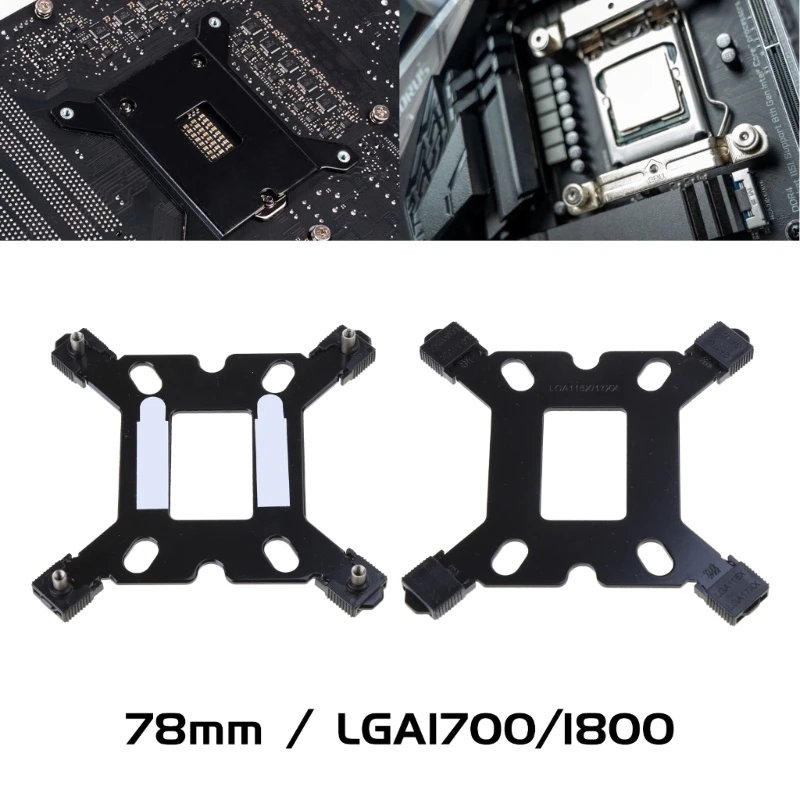 

Computer Motherboard Soleplate CPU Backplate All-metal Backplate Kit Motherboard Radiator Mounting Brackets Dropshipping