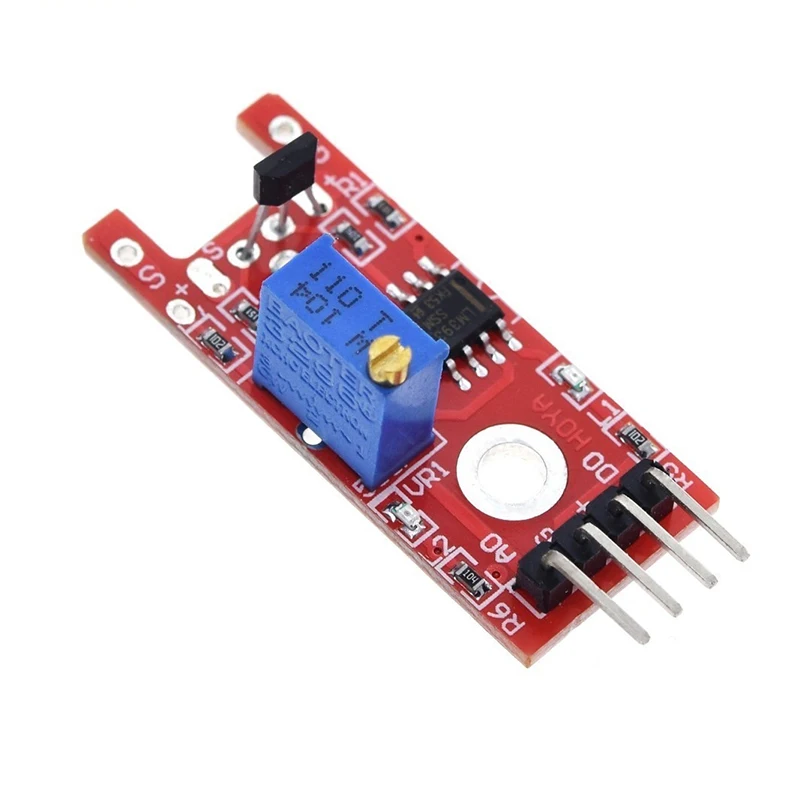 1 ~ 10 Buah KY-024 Modul Sensor Hall Penghitung Kecepatan Sakelar Papan Sensor Hall Magnetik Linier UNTUK Arduino Diy KY024 Sensor Hall