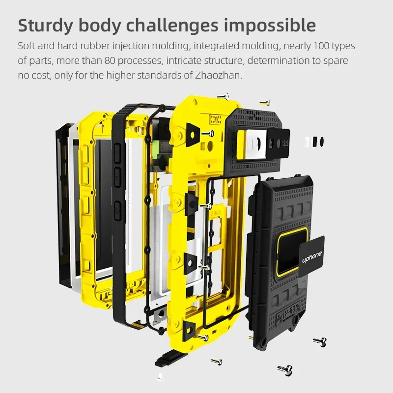 قارئ دورية الحراسة في الوقت الحقيقي مع نظام جولة الحراسة Android 4G Robuste Android MT6757 4G + 64G Talkie Walkie الذكي