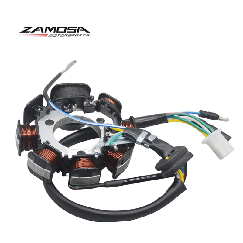 TITAN2000 XLR125 محرك دراجة نارية الكهربائية الجزء الثابت لفائف ل TITAN2000 XLR125 31120-KFC-901 8 القطب 00-01 قطع غيار المحرك #2