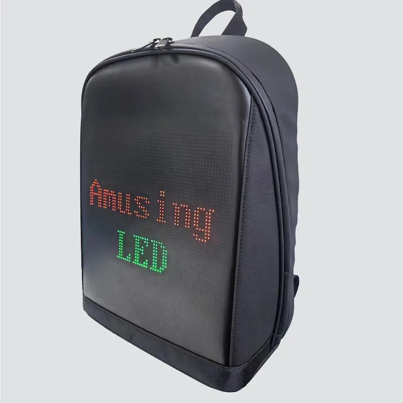 Mochila con pantalla LED, Mochila, publicidad con WIFI y Bluetooth para viajes Express con logotipo de nombre al aire libre