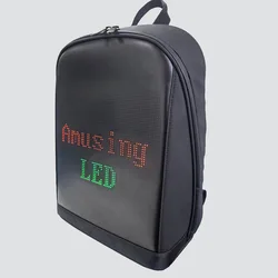 LED Screen Backpack Mochila Bag Display Advertise with WIFI and Bluetooth for Travel Express with Name LOGO Outdoors