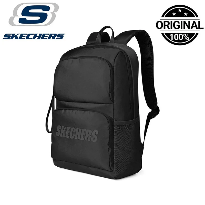 Skechers Black Backpack Large Capacity Water Resistant School Travel Laptop Daypack L320U196-0018