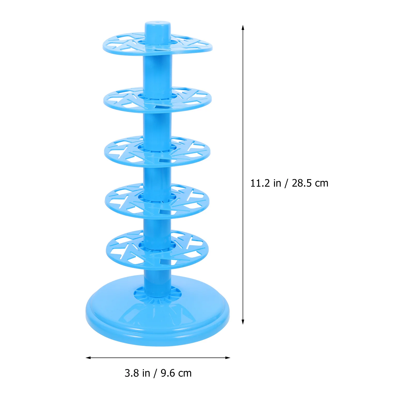 2 قطعة قاعدة عرض مصاصة متعددة الطبقات PP قابلة لإعادة الاستخدام المدمجة المحمولة الطرف الديكور حامل المصاصة حامل عصا الحلوى #3