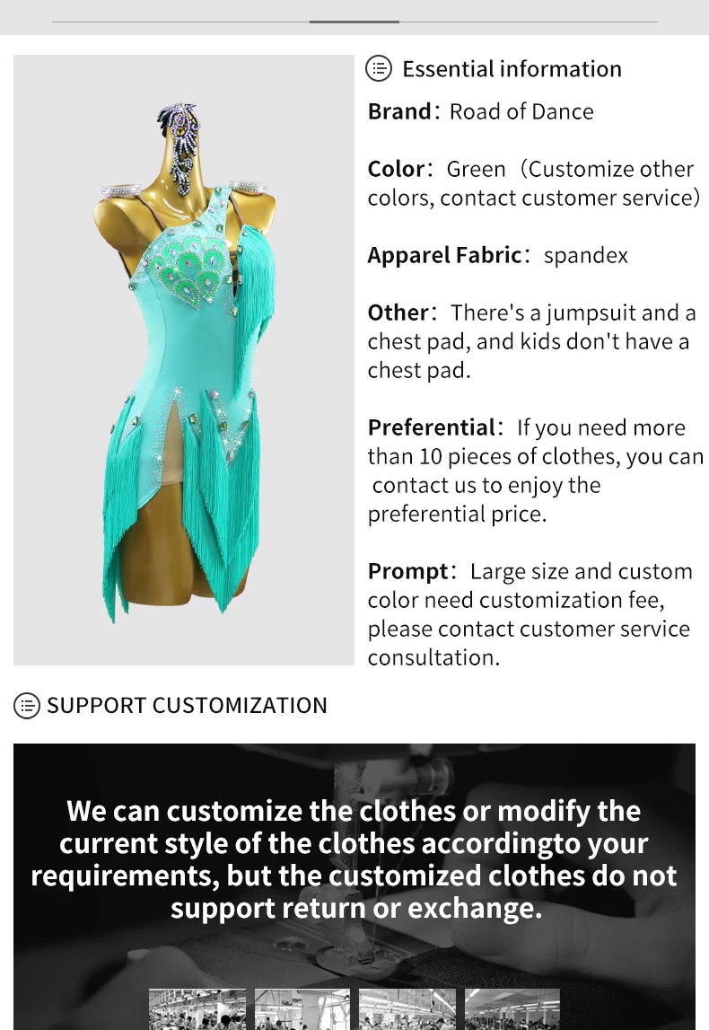 Lateinamerikanisches Tanzkleid für Wettbewerbe, Abschlussball 2026, Abschlussball-Outfits, Damen-Kostüme, Mädchen-Tanzkleidung, Sport, Amerikanisch, Erwachsene, Elegantes Karnevalskostüm – Detail 3