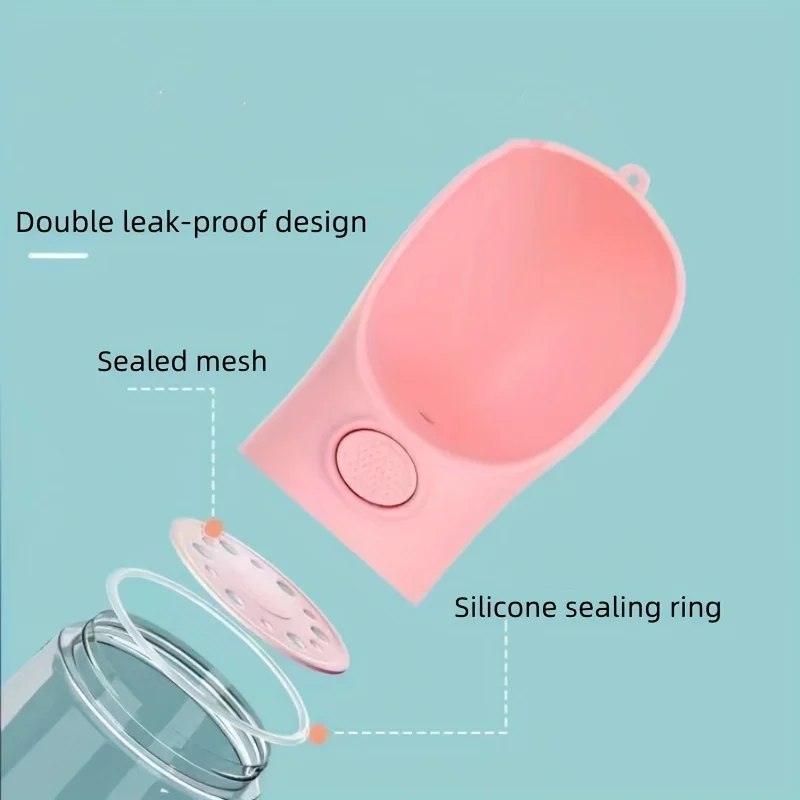 Portable Dog Water Bottle，Pet Carry-on Cup，Easy to Feed Drinking Water