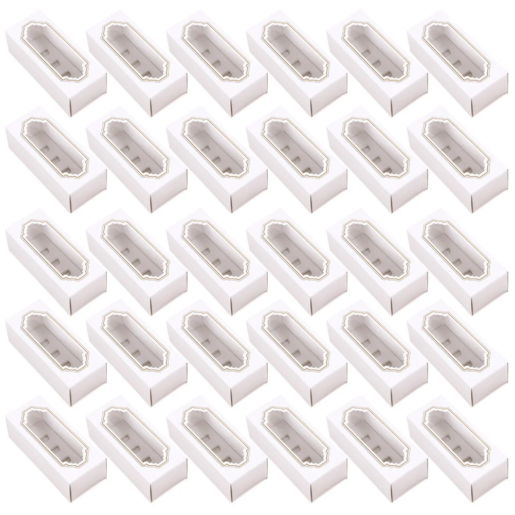 Caixas De Embalagem De Macaron, Recipiente De Macaron, Bolo, Biscoito, Copo De Papel, Biscoito, 30 pcs