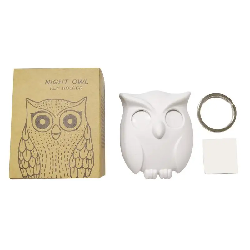 Owl Key Hook Keys Holder Wall Hook Home Decor Magnetic Organizer Keychain Holders Hanger Hooks For Room Doorway Gift No Punching