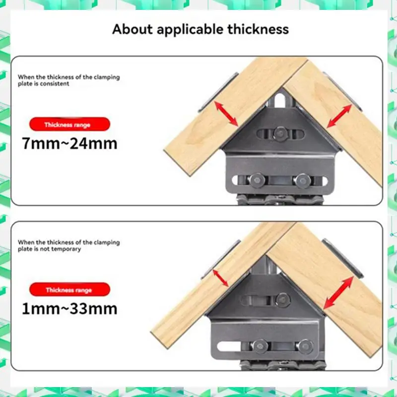 

FIZP Модернизированный угловой зажим из нержавеющей стали Деревообработка Сращивание Быстрый зажим 90-градусный фиксированный зажим для фоторамки