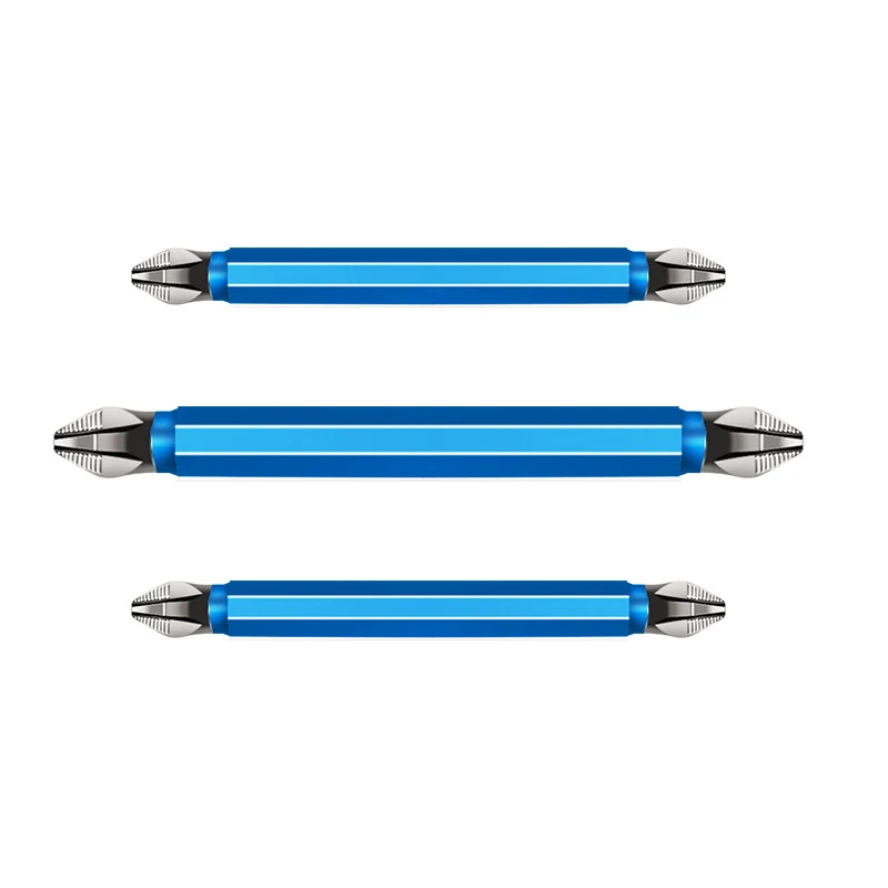

Strong Magnetic Double Head 50mm 65mm Cross Screwdriver Head Electric Screwdriver Anti Slip Hard Electric Drill Bit Tool