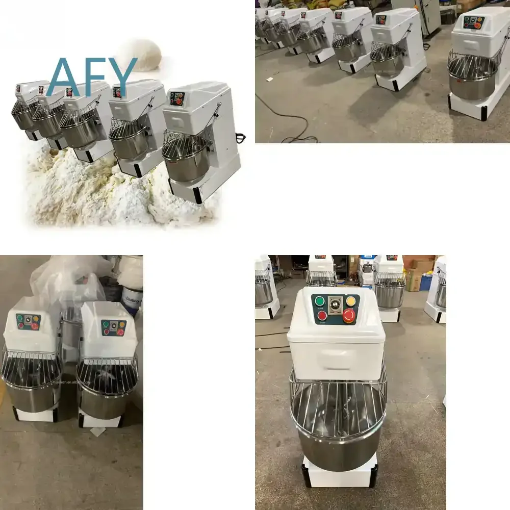 Durable Bread Pizza Spiral Dough Mixer Machine for HJ-CM08KG Commercial Bakery Equipment Food Processor for Dough Mixing