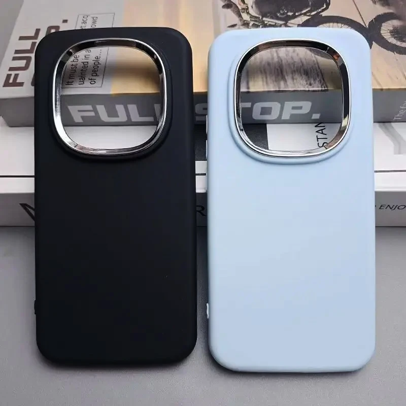 Note 14 Pro Luxury Plating Solid Color Phone Case For Funda Xiaomi Redmi Note 14 Note14 Pro Plus 5G 4G Girl Simple Soft Cover