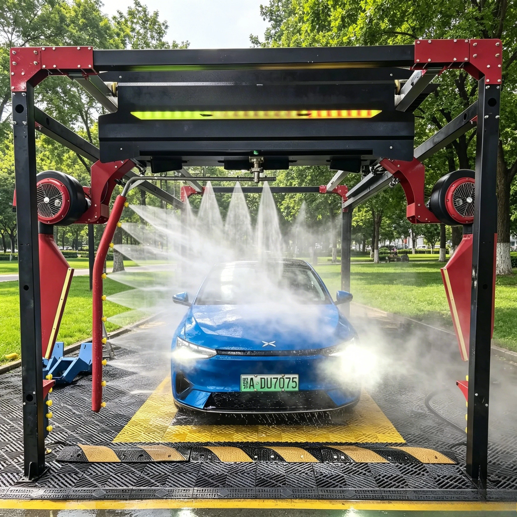 Automatic Touchless Car Wash Machine