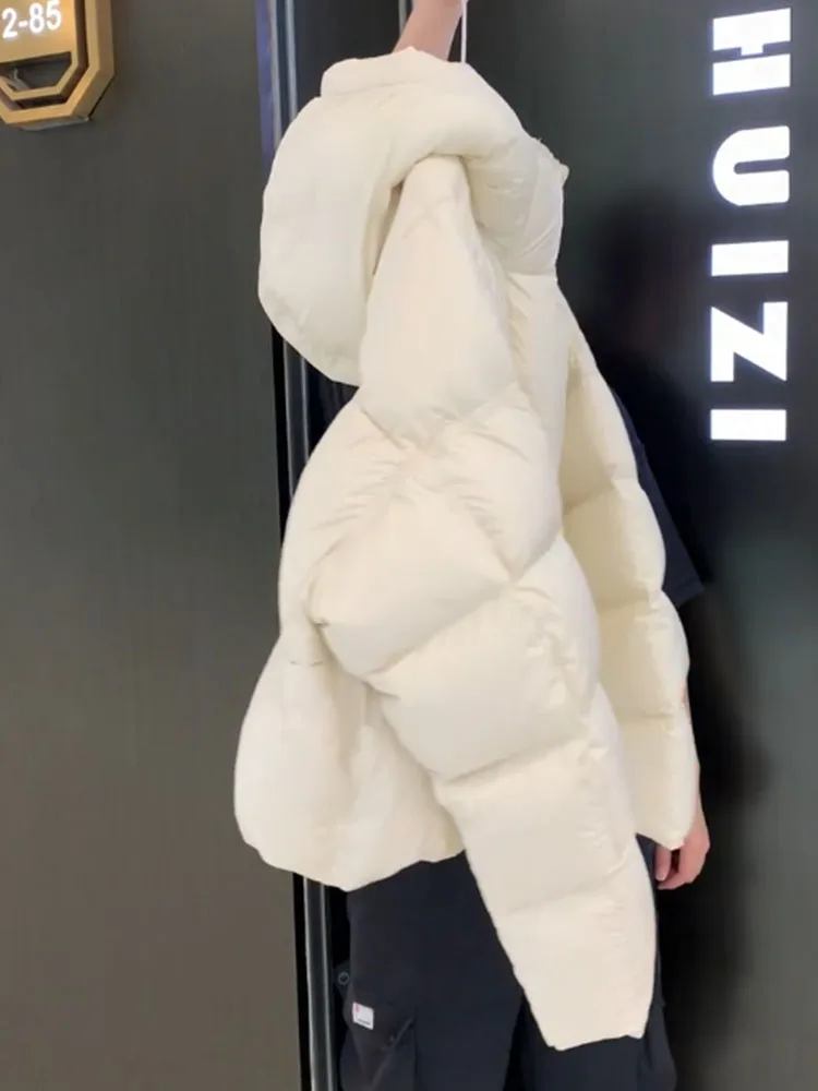 Unique ort Puffer Jaet femmes hiver 2025 nouveau coréen Sle haut de gamme pain manteau Thi vêtements d'extérieur couleur Beige coréen Faion
