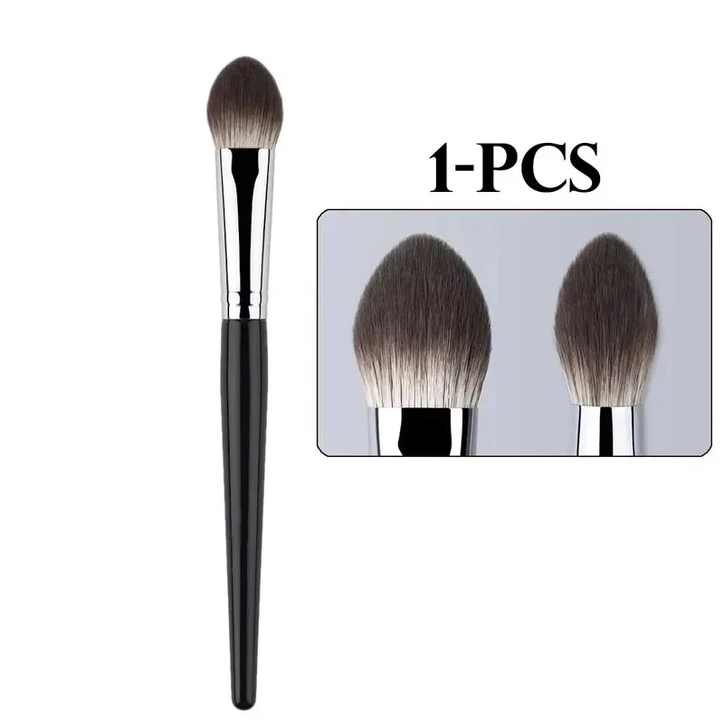 K121 Precision Small Blush Brush Soft Non Shed Synthetic Bristles For Cream Powder Liquid Blush Cheek Makeup Tool For Beginners