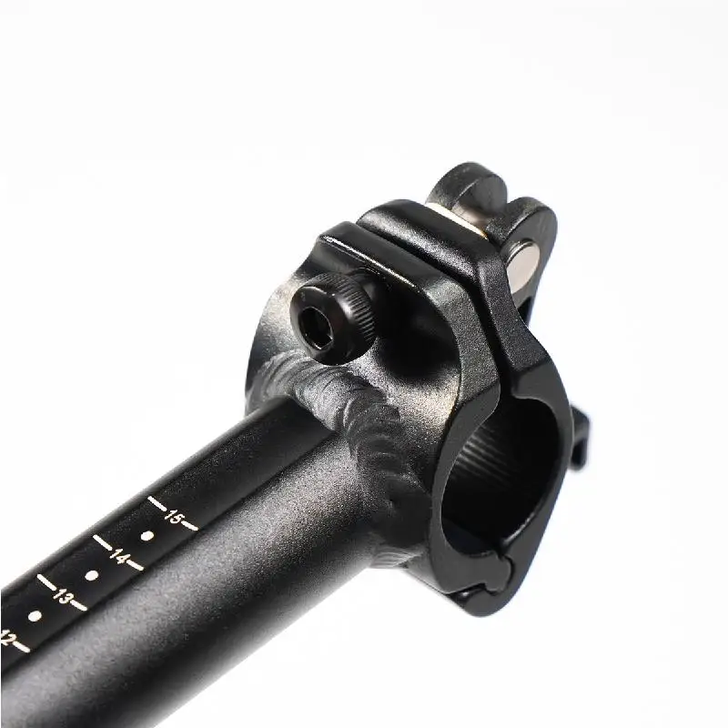 CNCLOL Fahrradteil, Klappbarer Fahrradvorbau 28,6mm 25,4mm Aluminiumlegierung Höhenverstellbarer Lenkererhöher für MTB Klappfahrrad – Detail 8