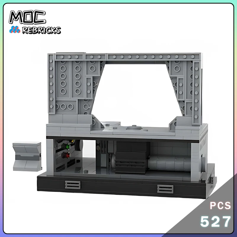 MOC-159104 Executor Bridge Diorama Scene Building Blocks Empire Base building Module Bricks Toys Children's Collected Gifts