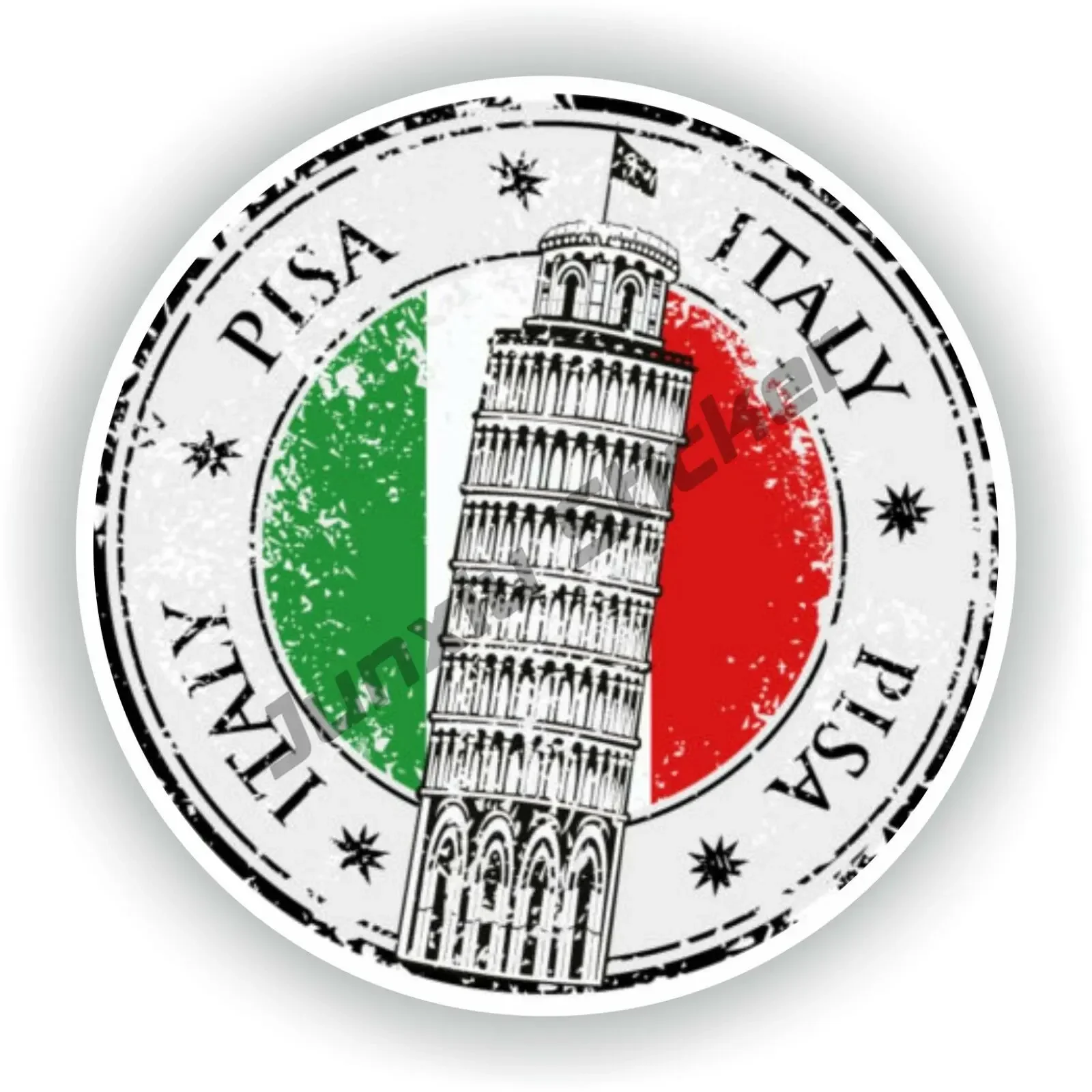 Italienische Flagge Karte Aufkleber Italien Rom Pisa Sizilien Stadt Stempel Schild Tourismus Patriotischer Aufkleber Ganzkörper Kreative Aufkleber