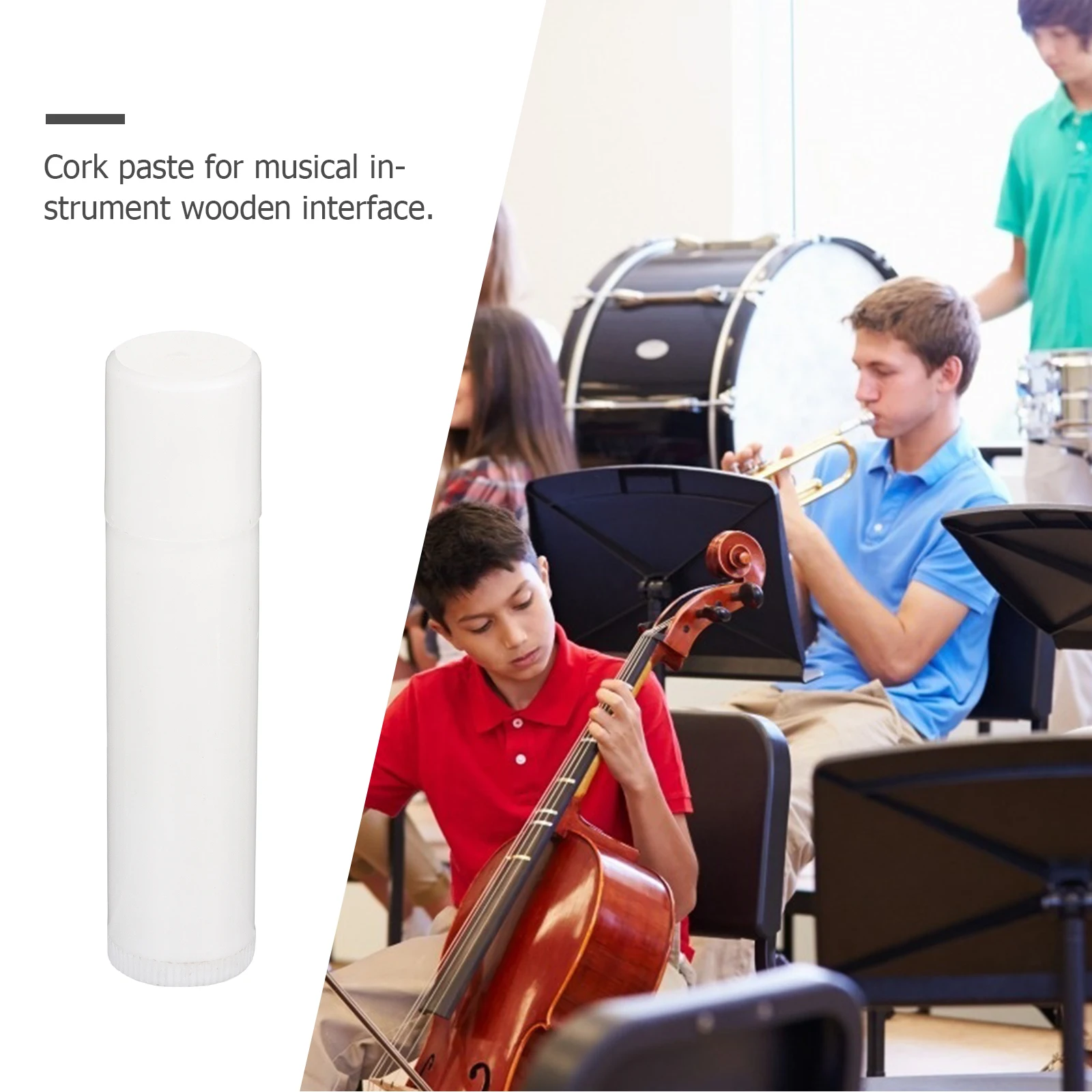

5pcs Plastic Tube Cork Grease for Saxophone Clarinet Accessories Lightweight Formula Durability Protection