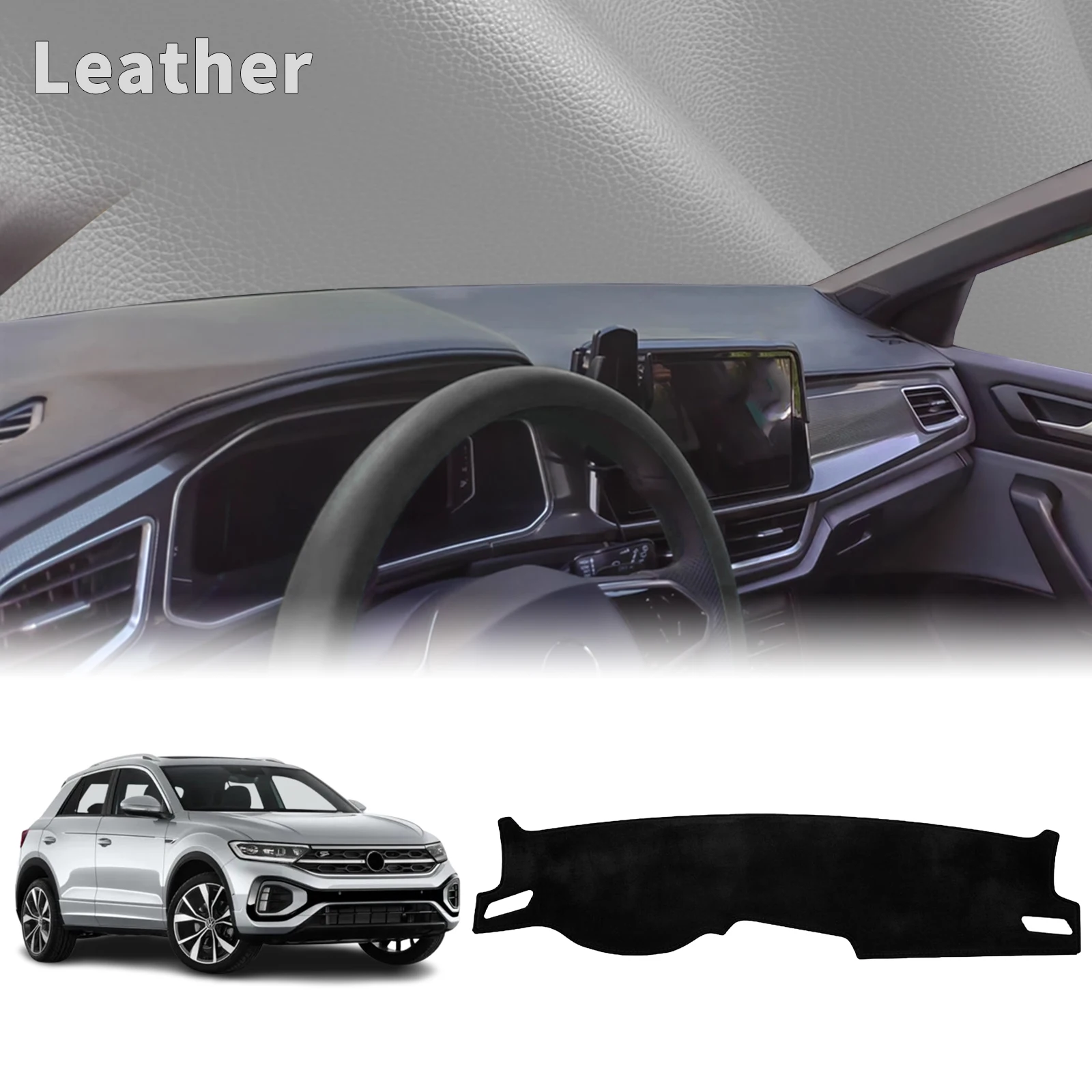 

fit for VW T-ROC 2023 2024 2025 TROC T ROC Dashmat Dashboard Cover Pad DashMat Sunshade Protective Carpet Car Accessories