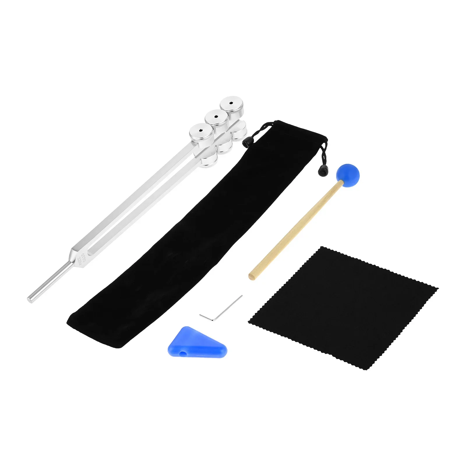 Imagem -05 - Alumínio Pesoed Turner Tool Tuning Fork Hammer Bolsa Bag Regerar Estimular Nervos Dano Alta Qualidade Otto 32 32hz 1pc