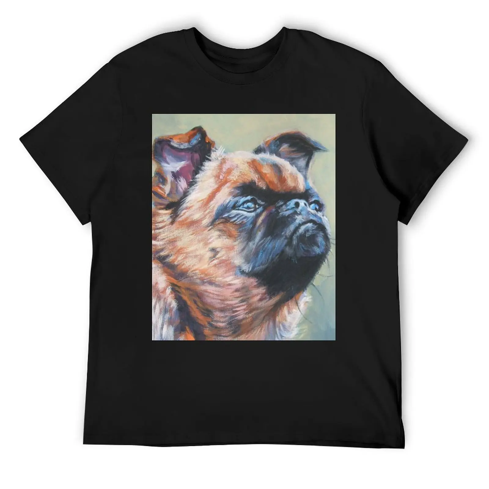 Brussels Griffon Fine Art Painting T-Shirt cute clothes anime mens graphic t-shirts anime