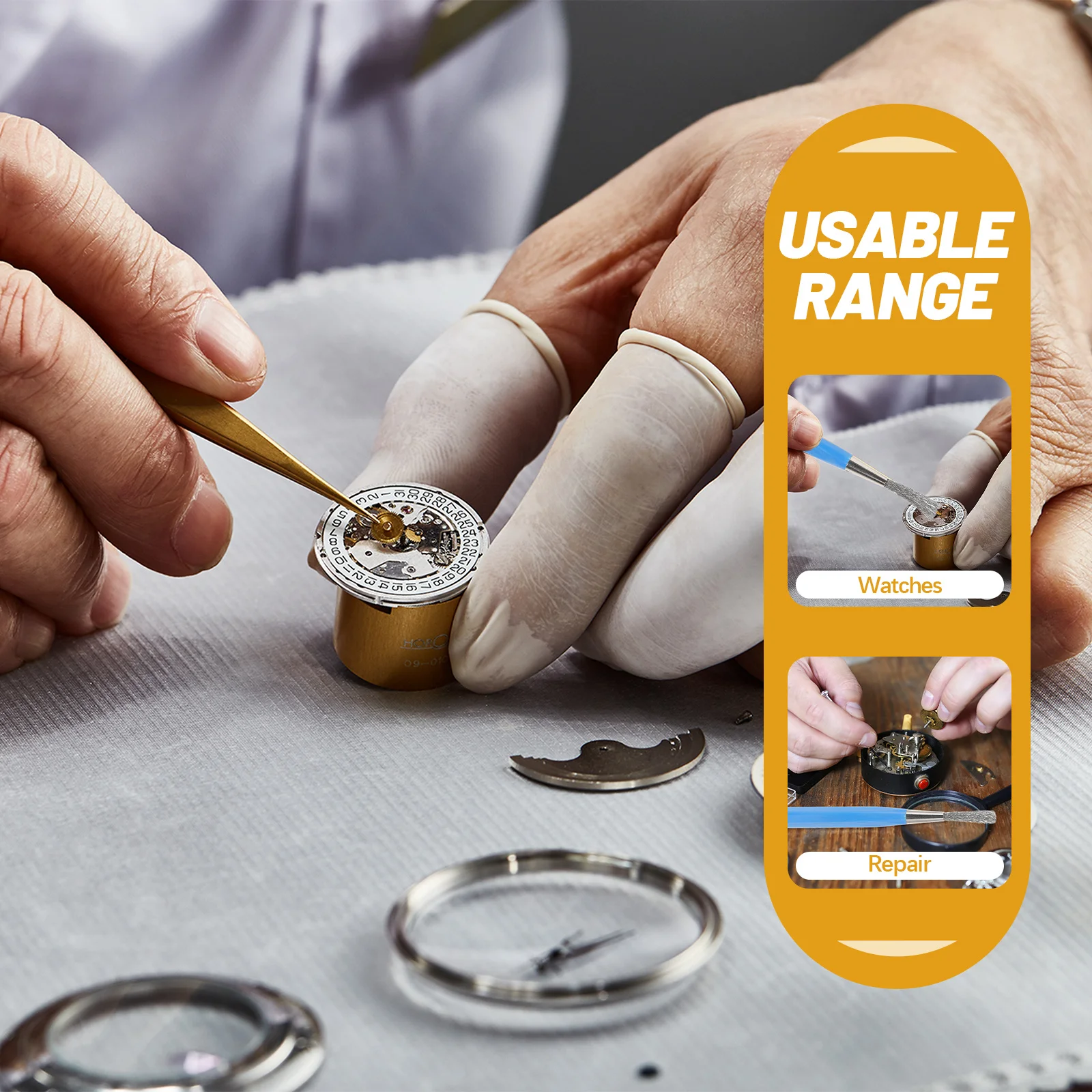 

Scratch Brush Pen Steel Bristles for Watches Coins Circuit Boards Auto Easy to Use Long Lasting Scratch Brush