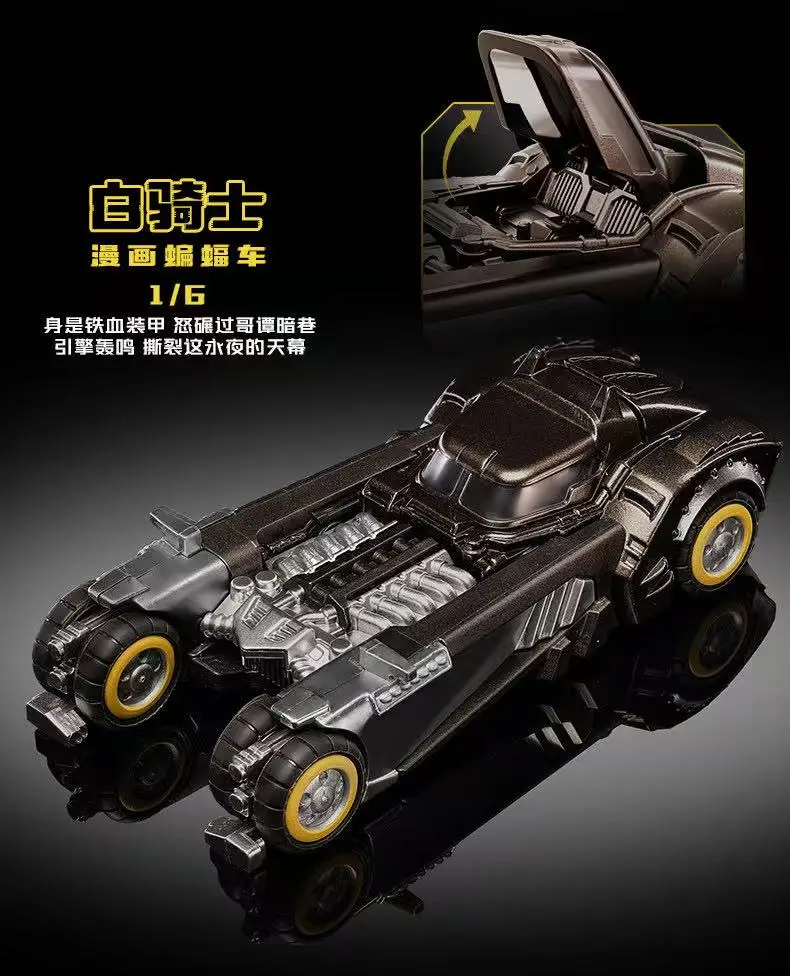 Neue BLOKEES Batmobile Blind Box DCBatman E02 The Dark Knight 1:64 Maßstab Auto DIY Montagemodell Spielzeug Film-Thema Sammlerstück Geschenk – Detail 27