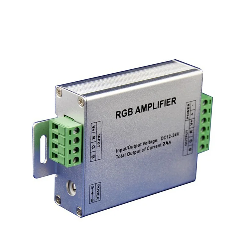 L53A-Per 5050 luci di striscia LED colorate compatibile controller RGB DC 12V 24V IR RF dimmer remoto wireless 24A