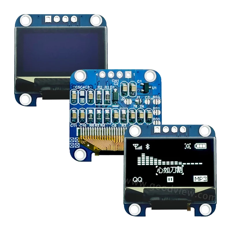 Factory hot sales 0.96 Inch 12864 oled i2c display ssd1306 drive IIC four-wire interface White characters