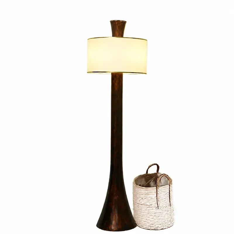 Simple Retro Floor Lamp Medieval Style Art Lighting for Living Room Bedroom Study Master Bedroom Home Decor