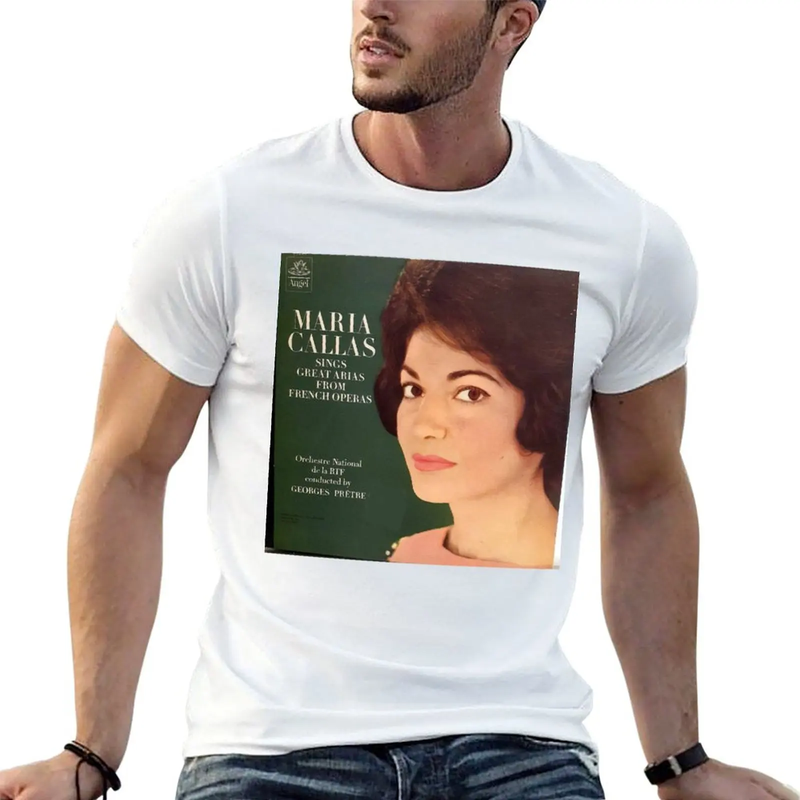 Arias, camisa de lujo Ópera, t verano t Singer, Callas, Maria lp, registro, hombre vinilo Camiseta Diva, camisa hombre