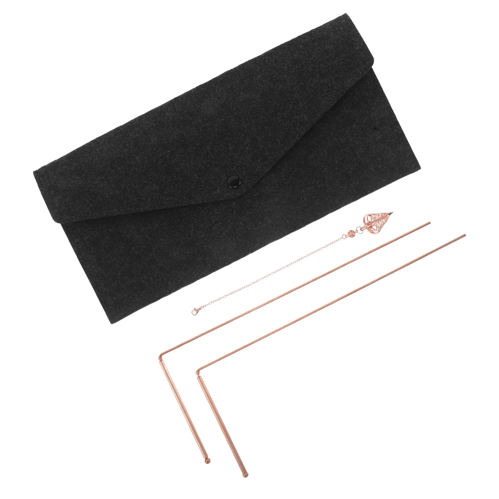 

1Set Brass Dowsing Rod Corrosion Resistant Divining Tool for Ghost Hunting Water Wells Gold Prospecting Spiritual Treasure Hunt