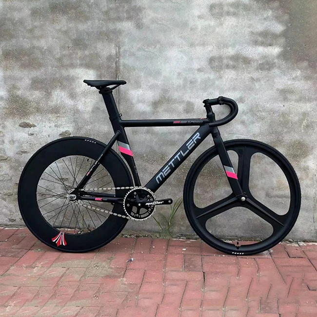METTLER ピストバイク ほぼ未使用 Mettler-アルミニウム合金フレーム付き自転車ホイール,固定機器,700c