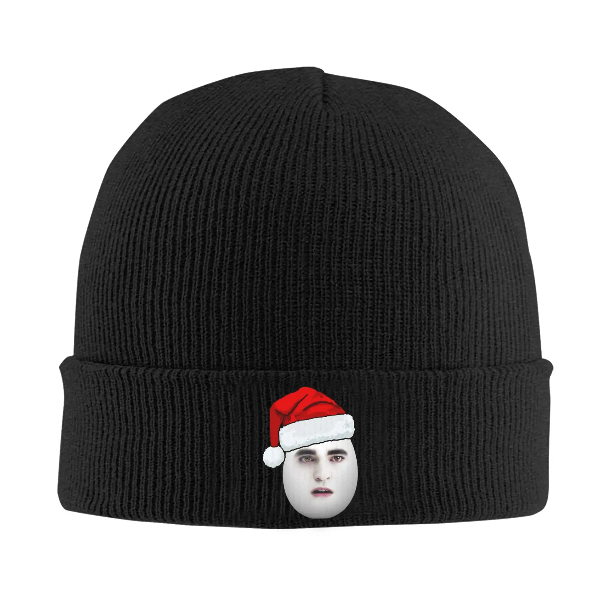 Christmas Eggward Funny Meme Knit Hat Beanies Winter Hats Warm Unisex  Color Twilight Edward Cullen Cap Men Women Gift,