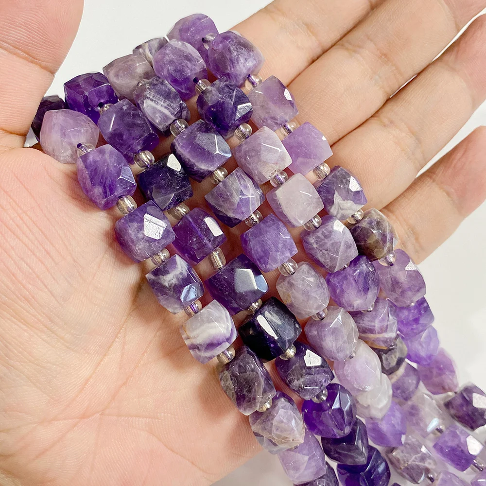 Natural Amethyst Stone Beads Purple Quartz Crystal Irregular Gem Beads For Jewelry Making Earrings Bracelet Necklace Accessories