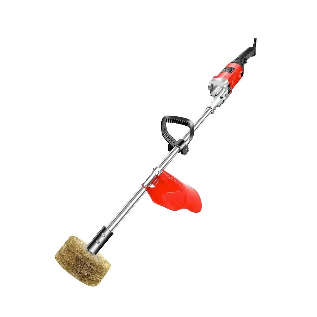 AC220V 2000W handheld extended electric steel wire polishing and grinding machine for metal rust removal,floor cleaning, 9-speed