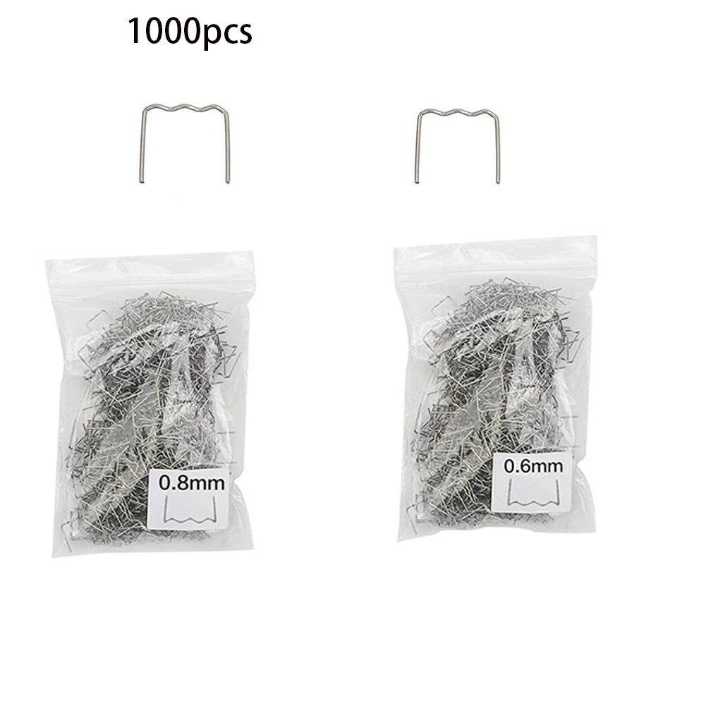 Plastic Welder Repair Kit Hot Stapler Staples 0.8mm Corner Staples 0.6mm Flat Staples Inner Corner Design Bumper Repair