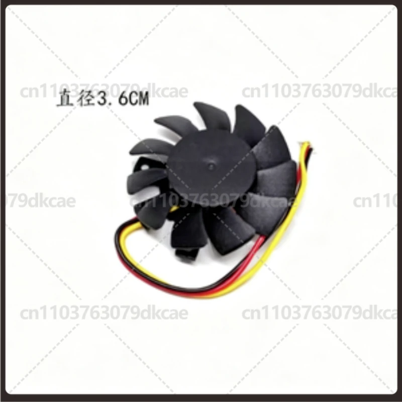New CPU Fan for COFAN F-4008H12B-IV Diameter 3.7CM  Hole Spacing 3/3/2.3CM Cooling Fan