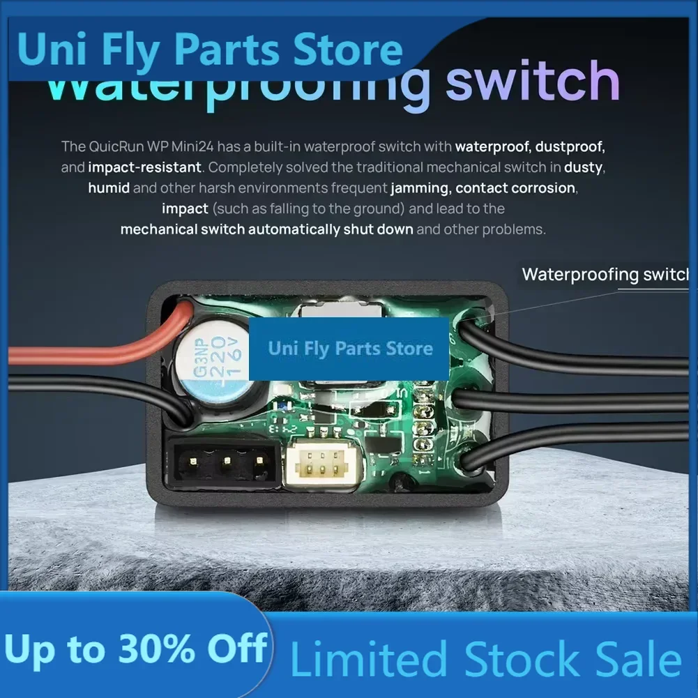 HOBBYWING QUICRUN WP-MINI24 25A ESC Outer 1621SL 3500KV Motor Brushless Sensorless Combo Per For 1/24 RC Model Car Crawler