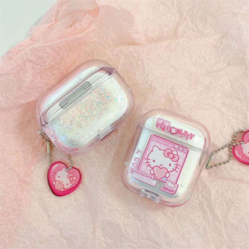 Sanrio Hello Kitty Case for Airport Pro 4 3 2 Cartoon Silicone Transparent Kuromi Cinnamoroll Headphone Protective Cover Gift - view 5