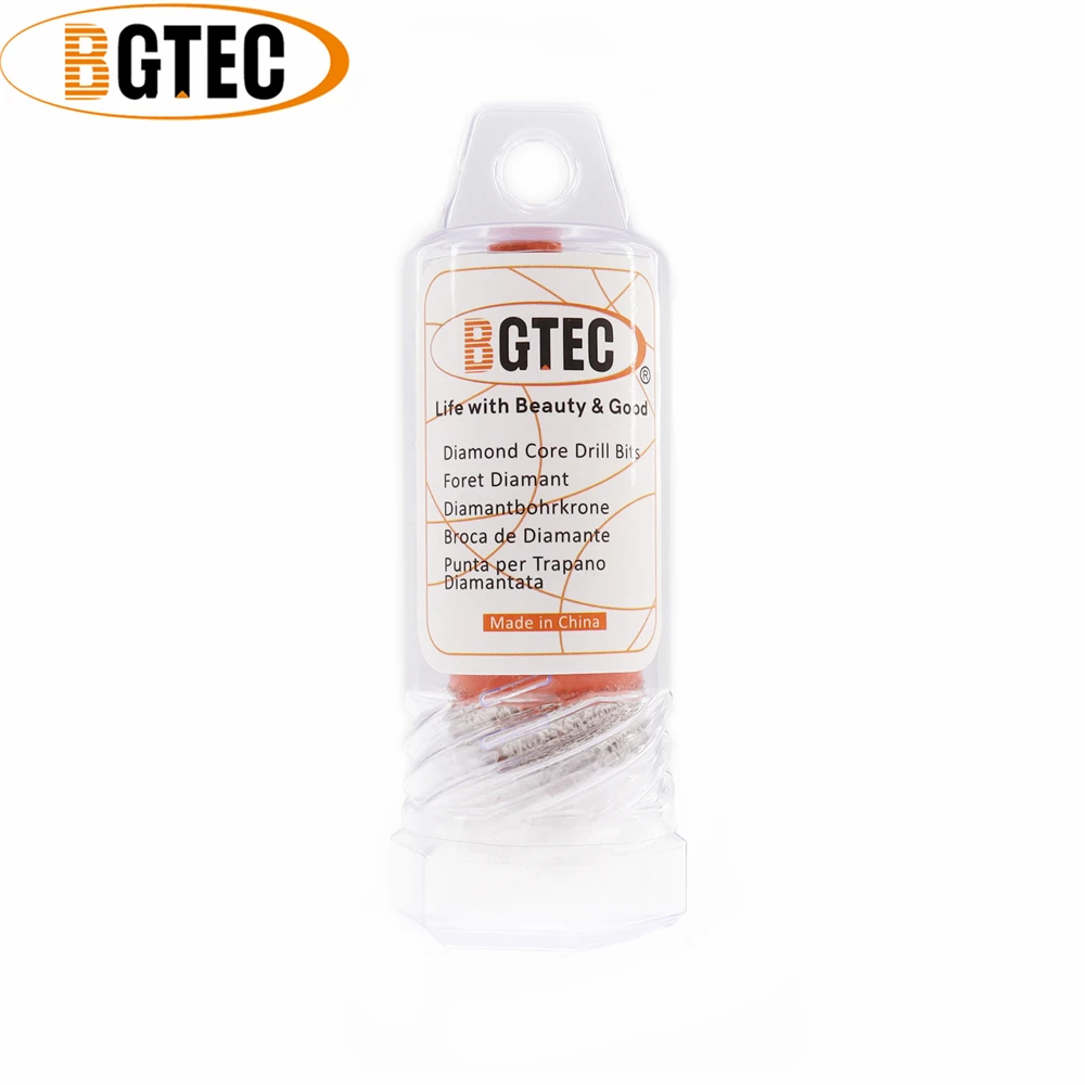 BGTEC 2pcs Dia20mm Diamond Core Bits Triangle Shank Hole Saw Tile Drill Marble Granite Brick Drilling Crown For Angle Grinder