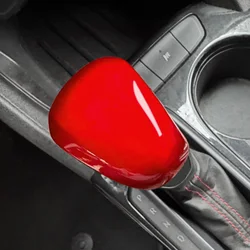 Red Carbon Fiber Style Interior Gear Shift Head Knob Trim Cover For Chevrolet  Trax 2024 Trailblazer Interior Accessories