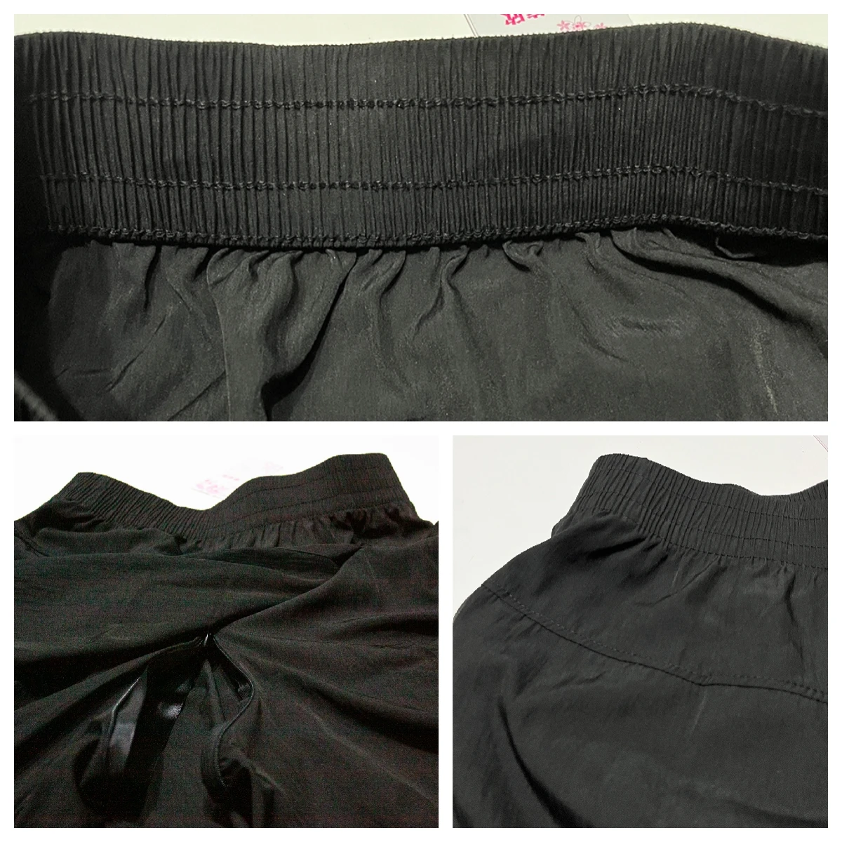 Invisible Zipper Open Crotch Cargo Wide Leg Casual Black Skirted Pants Women High Waist Sweatpants