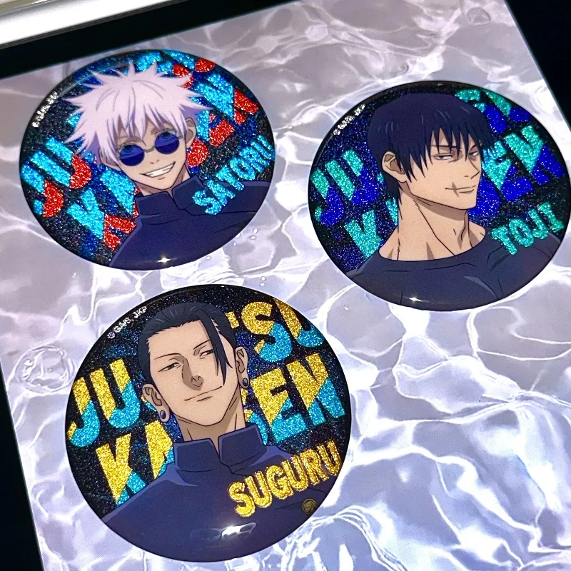 Jujutsu Kaisen Season 2 Hidden Inventory Arc Gojo Satoru Glitter Badge Blind Bag Collectible