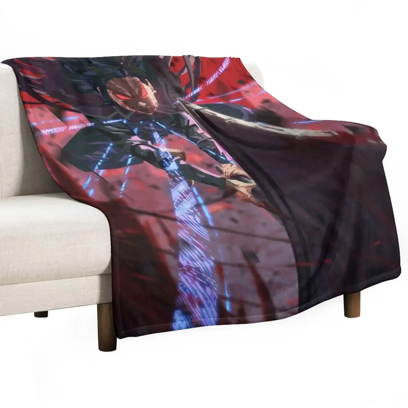 

Mistborn: Hero of Ages - Vin Venture slicing someone in half Throw Blanket Cute Plaid bed plaid Weighted Blankets