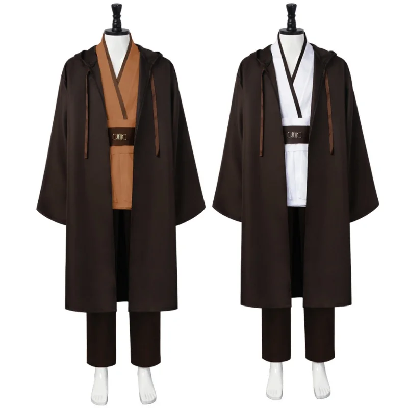 Star Movie Obi Wan Cosplay Costume Samurai uniform Set Kenobi cosplay suit Halloween Anime Expo Jedi Performance costume prop