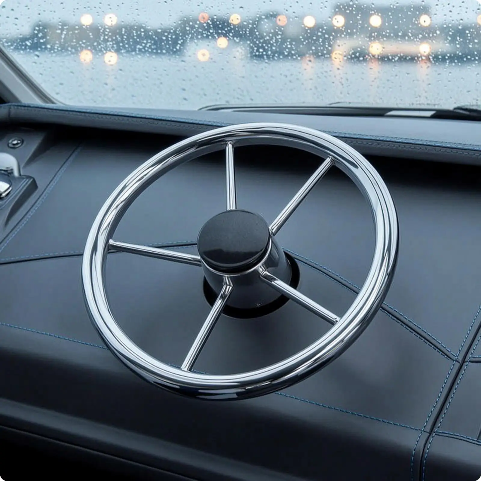 Five-Spoke Steering Wheel 280 Mm Boat Steering Wheel Rustproof