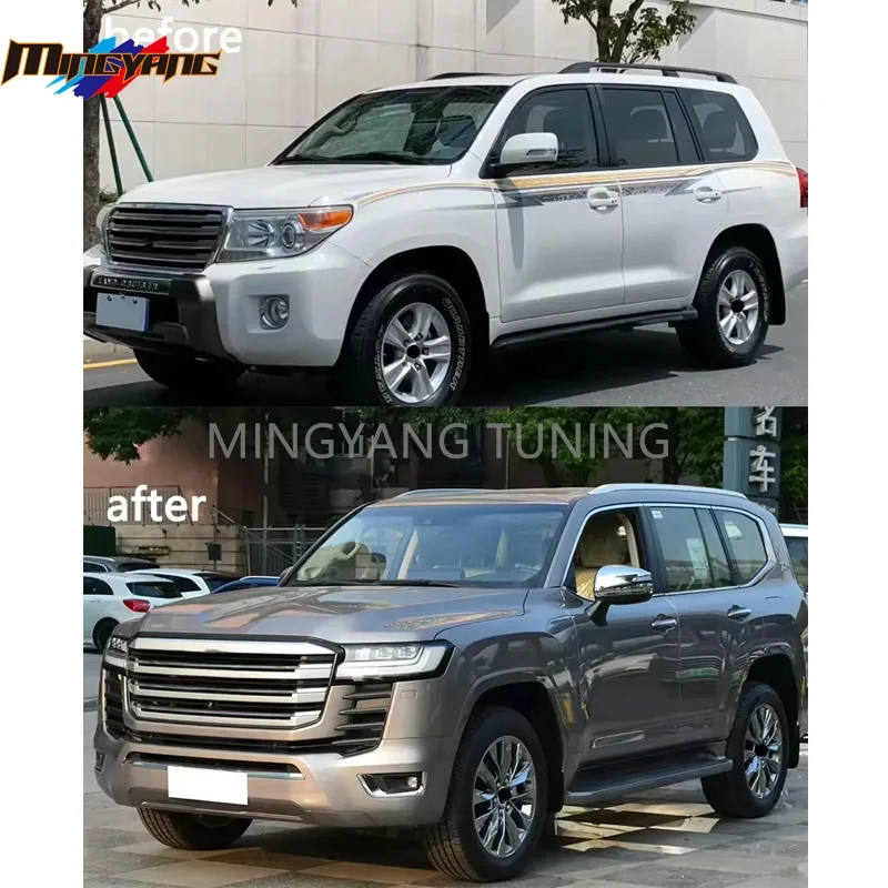 land cruiser 300 Car Bumpers Facelift Bodykit For 200 LC200 Upgr LC300 Conversion Bod 5